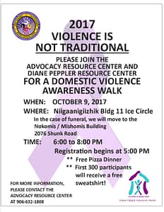 Domestic Violence Awareness Walk Oct 09 2017
